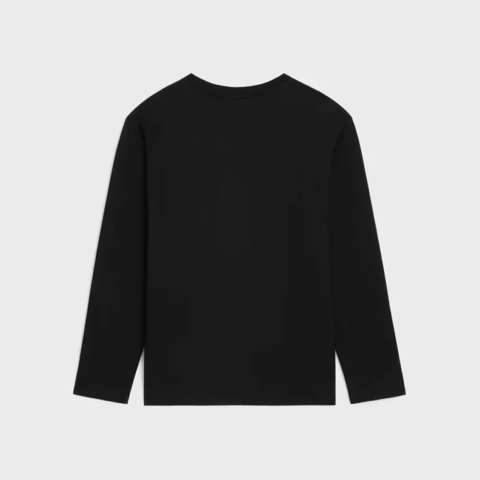 Löst sittande T-shirt i bomullsjersey Löst sittande T-shirt i bomullsjersey