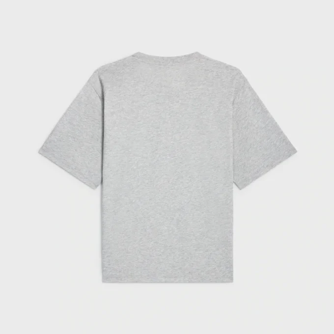Löst sittande T-shirt i bomullsjersey Löst sittande T-shirt i bomullsjersey