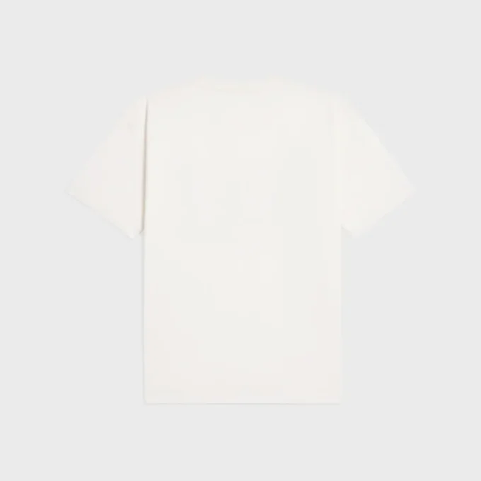Löst sittande T-shirt i bomullsjersey Löst sittande T-shirt i bomullsjersey
