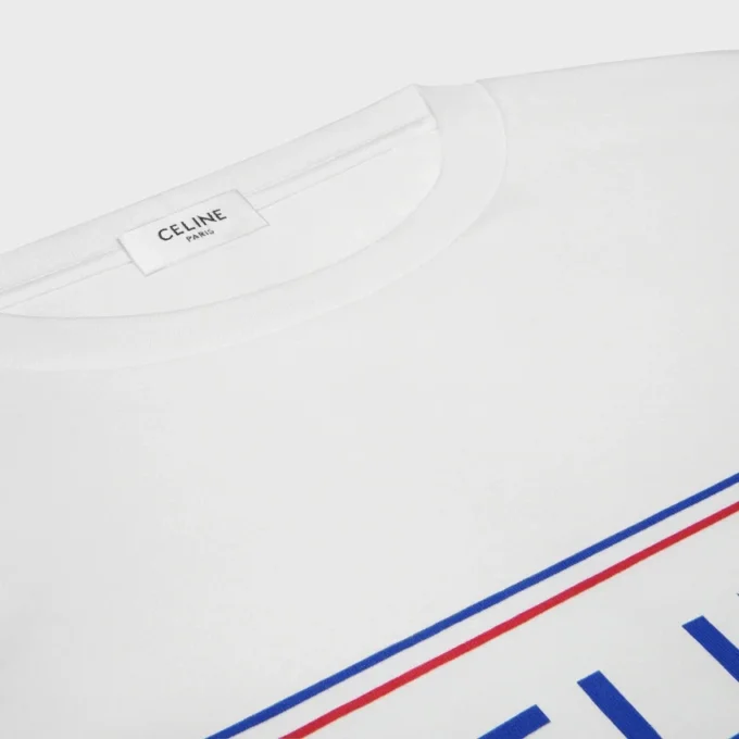 Löst sittande T-shirt i bomullsjersey