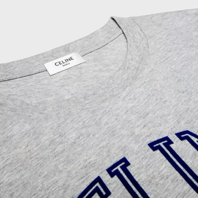 Löst sittande T-shirt i bomullsjersey Löst sittande T-shirt i bomullsjersey