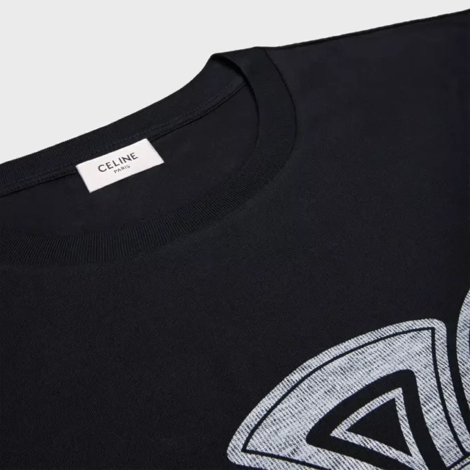 Löst sittande T-shirt i bomullsjersey
