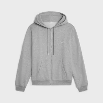 Löst sittande Triomphe-hoodie i bomull och kashmir