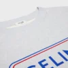 Löst sittande tröja i bomullsfleece