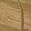 Luggage i kalvskinn i mocka