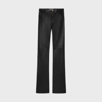 Lulu-jeans i mjukt lammskinn