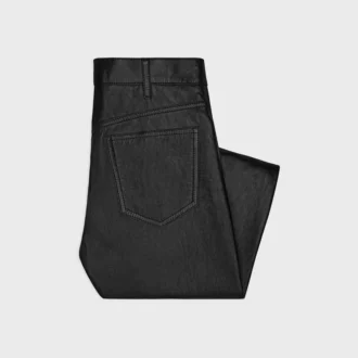 Lulu-jeans i mjukt lammskinn