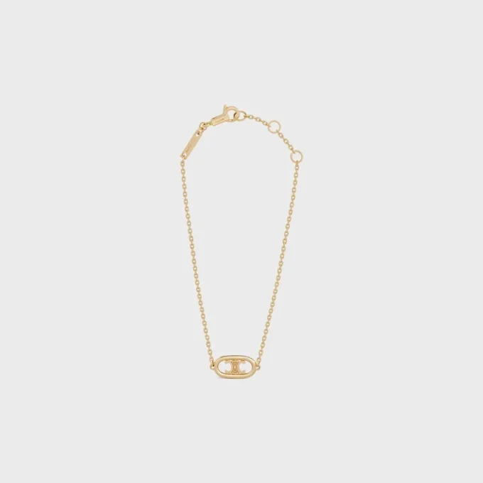 Maillon Triomphe-armband i gult guld