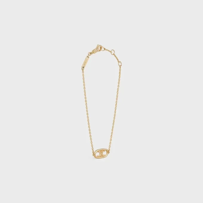 Maillon Triomphe-armband i gult guld