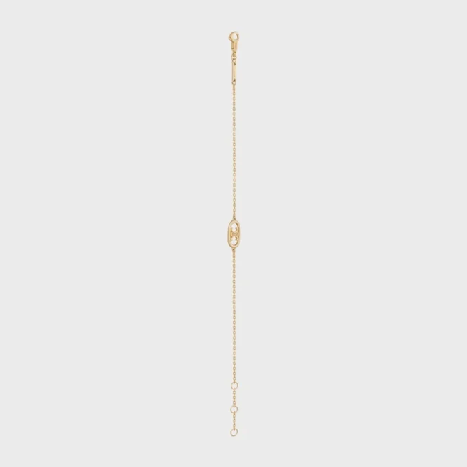 Maillon Triomphe-armband i gult guld