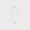 Maillon Triomphe-armband i gult guld och diamanter