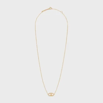 Maillon Triomphe-halsband i gult guld