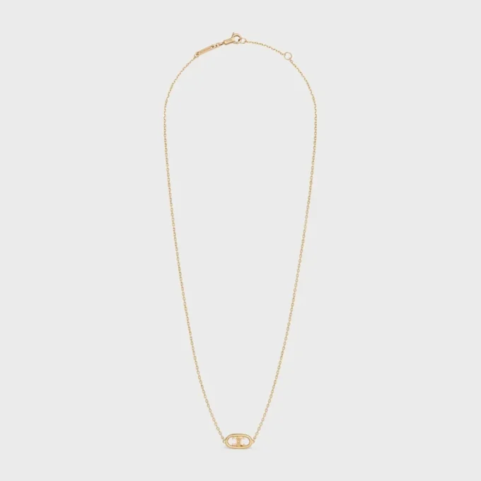 Maillon Triomphe-halsband i gult guld