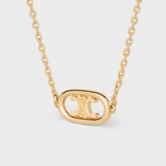 Maillon Triomphe-halsband i gult guld