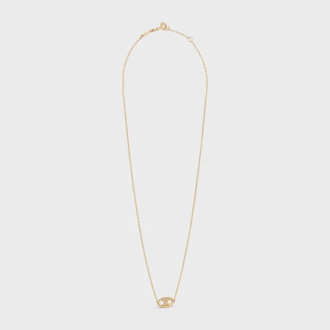 Maillon Triomphe-halsband i gult guld