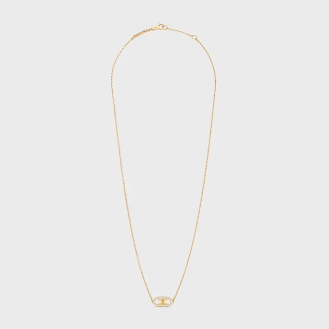 Maillon Triomphe-halsband i gult guld och diamanter Maillon Triomphe-halsband i gult guld och diamanter
