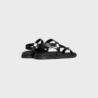 Maud-sandal med Triomphe i kalvskinn