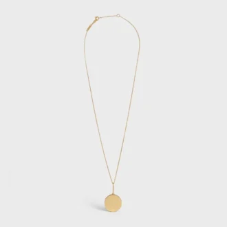 Medaille CELINE Small-halsband i gult guld och diamanter