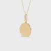 Medaille CELINE Small-halsband i gult guld och diamanter Medaille CELINE Small-halsband i gult guld och diamanter