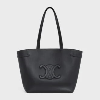 Medium Cabas AnaïS Cuir Triomphe i kornat kalvskinn