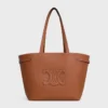 Medium Cabas AnaïS Cuir Triomphe i kornat kalvskinn Medium Cabas AnaïS Cuir Triomphe i kornat kalvskinn
