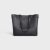 Medium Cabas AnaïS Cuir Triomphe i kornat kalvskinn
