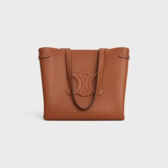 Medium Cabas AnaïS Cuir Triomphe i kornat kalvskinn