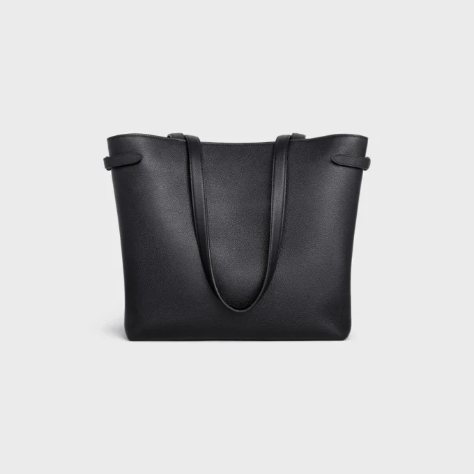 Medium Cabas AnaïS Cuir Triomphe i kornat kalvskinn