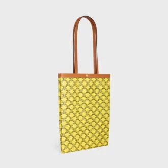 Medium Flat Shopper i Triomphe Canvas