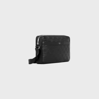 Medium messenger-väska i kalvskinn med Triomphe-prägling