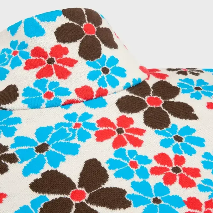 Midiklänning i polyamidjacquard Midiklänning i polyamidjacquard