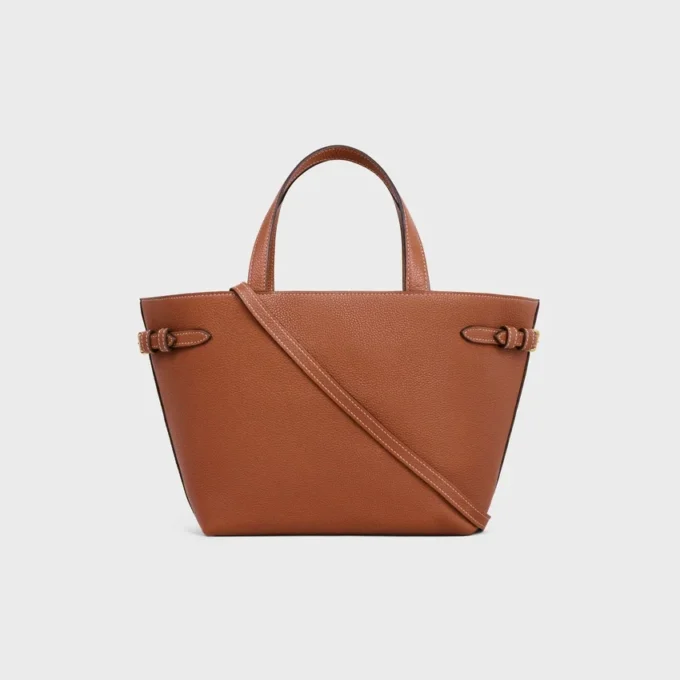 Mini Cabas Anais Cuir Triomphe i kornat kalvskinn