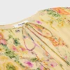 Mini-plisserad klänning i silkgeorgette Mini-plisserad klänning i silkgeorgette