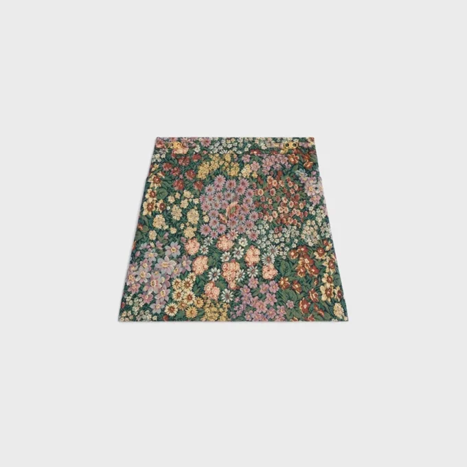 Minikjol i bomullsjacquard