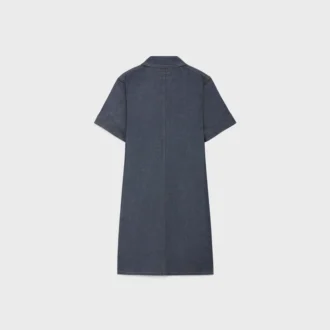 Miniklänning i råtvättad denim