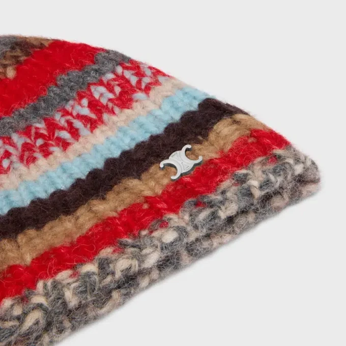 Mössa i Mouline-alpaca och ull