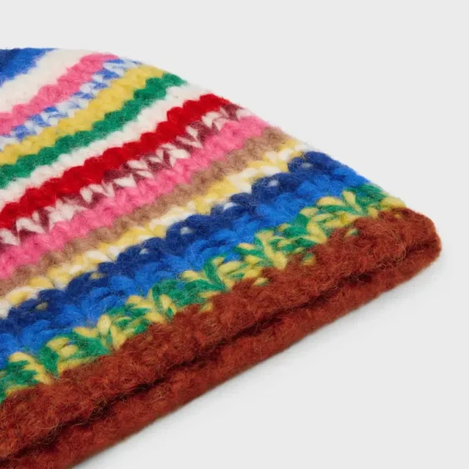 Mössa i Mouline-alpaca och ull