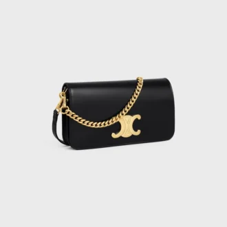 Multipochette i glansigt kalvskinn Multipochette i glansigt kalvskinn