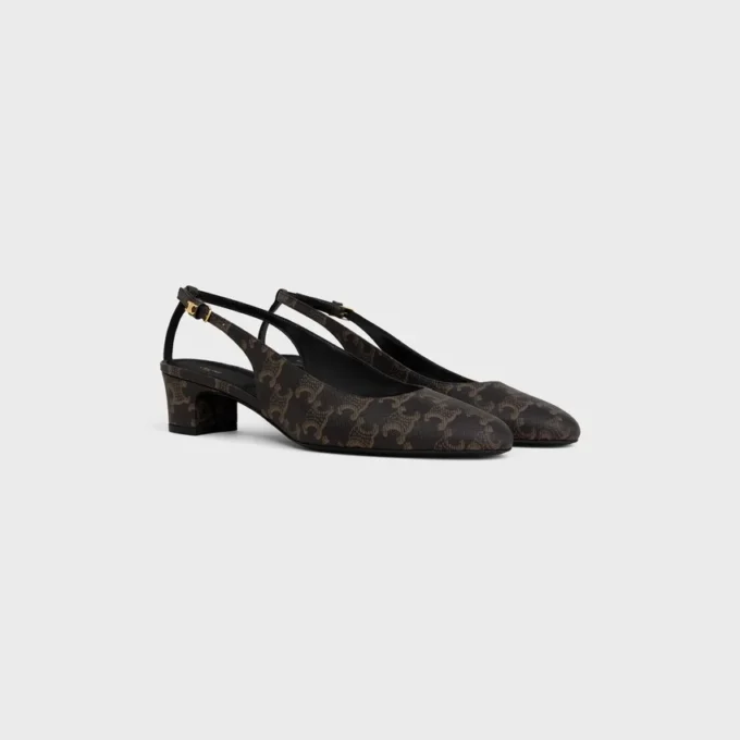 Neo City Slingback i Triomphe-belagt tyg Neo City Slingback i Triomphe-belagt tyg