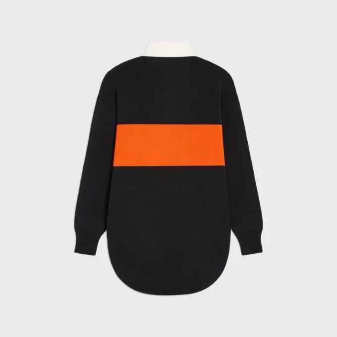 Oversized polotröja i ull