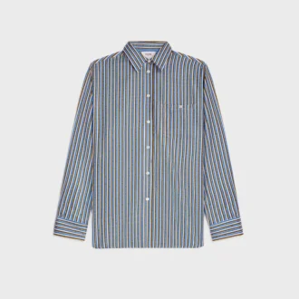 Oversized-skjorta i silketwill