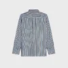 Oversized-skjorta i silketwill Oversized-skjorta i silketwill