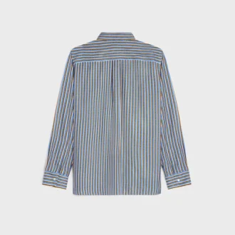 Oversized-skjorta i silketwill