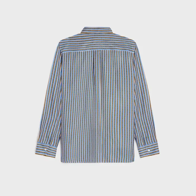 Oversized-skjorta i silketwill Oversized-skjorta i silketwill