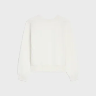 Oversized-tröja i bomullsfleece