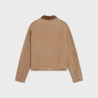 Oversized truckerjacka i corduroy