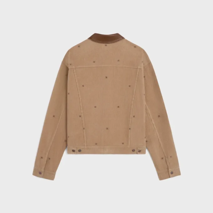 Oversized truckerjacka i corduroy