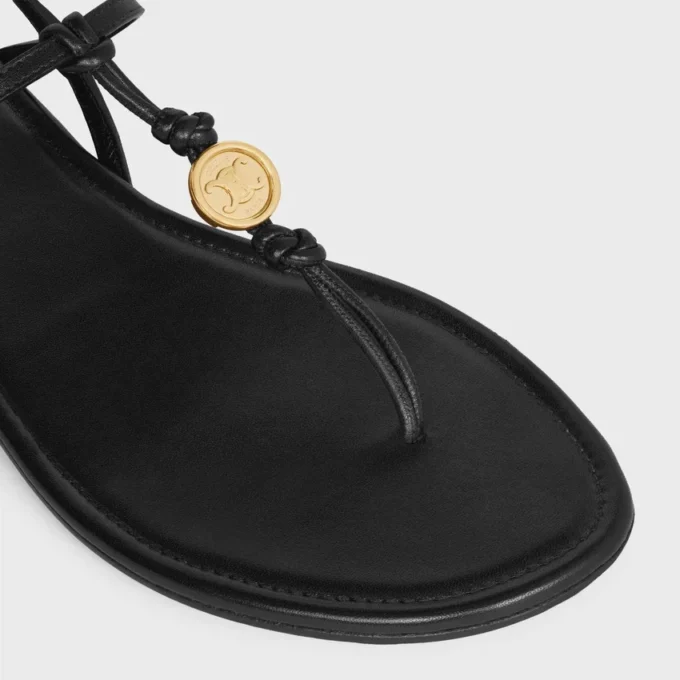 Penny-sandal i mjukt kalvskinn