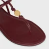 Penny-sandal i mjukt kalvskinn Penny-sandal i mjukt kalvskinn