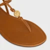 Penny-sandal i mjukt kalvskinn Penny-sandal i mjukt kalvskinn